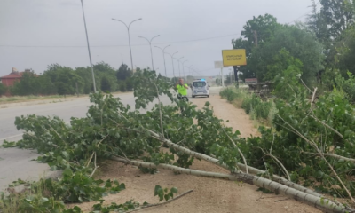 Afyonkarahisar’da kötü hava şartları hayatı olumsuz etkiledi