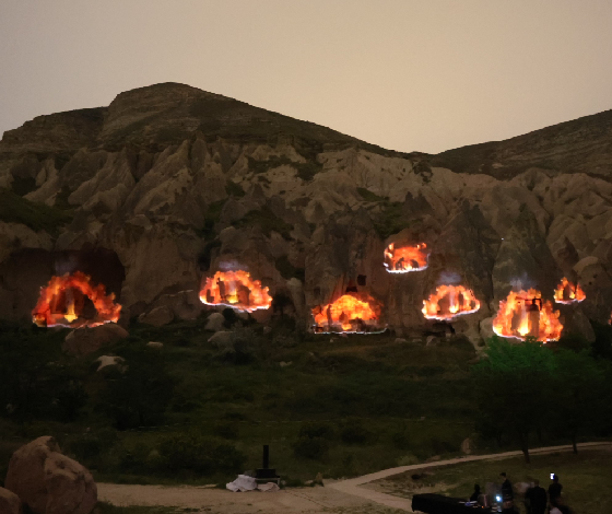 Kapadokya’nın oluşum süreci yansıtıldı