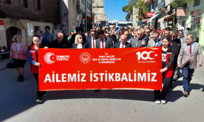 Sinop’ta "Ailemiz İstikbalimiz" yürüyüşü