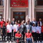 Milli sporculardan Vali Akbıyık’a ziyaret