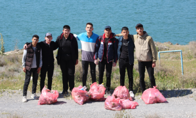 Acıgöl, öğrenciler tarafından temizlendi