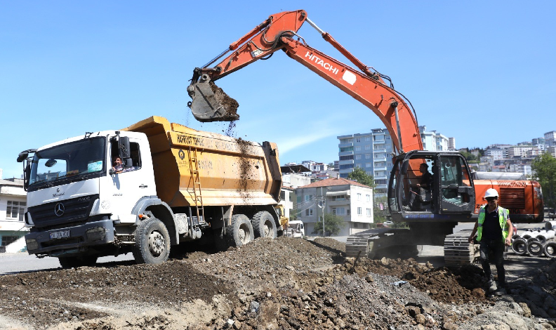 SASKİ’den Canik’e yağmur suyu hattı