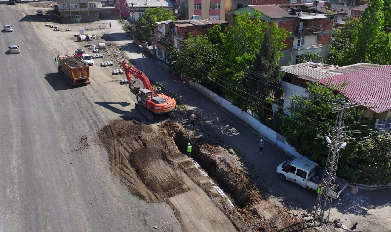 SASKİ’den Canik’e yağmur suyu hattı