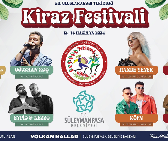 Kiraz Festivali sanatçıları belli oldu