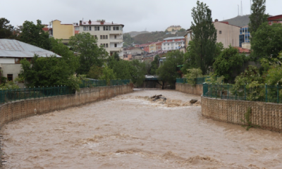 Oltu Çayı coştu