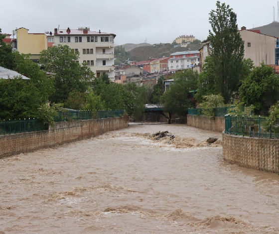 Oltu Çayı coştu