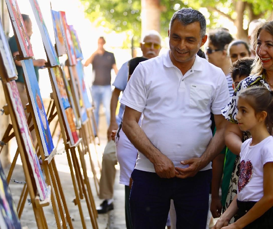 “Çocuk Ressamlar Sergisi” açıldı