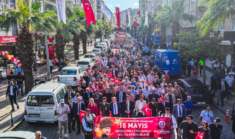 15 Mayıs coşkusu Denizli’yi sardı