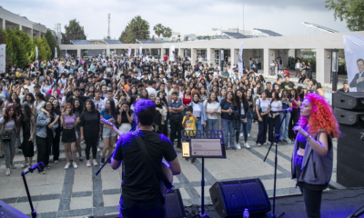 Mersinli gençler sınav stresini konserle attı