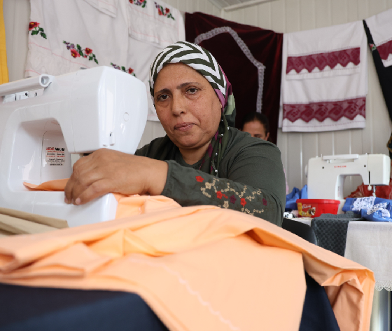 afetzede kadınlar, ilmek ilmek stres atıyorlar