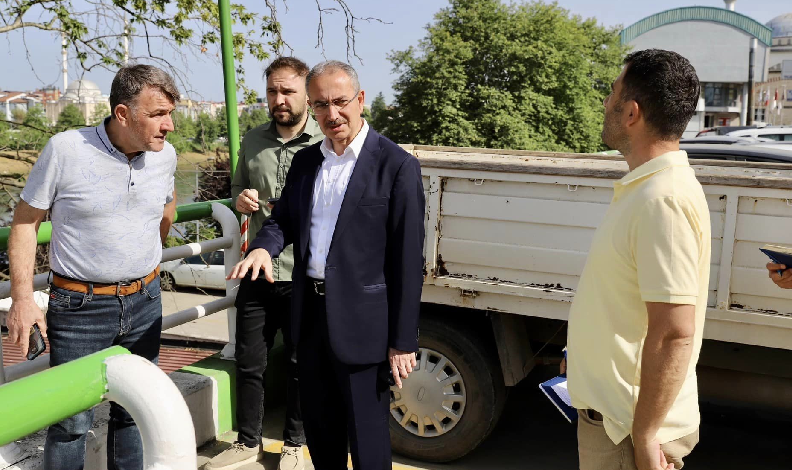 Çarşamba'da temizlik çalışması