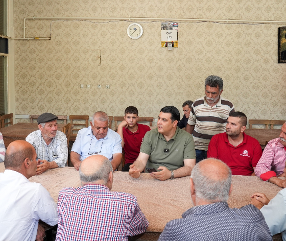 Yılmaz, Cinderesi ve Kayaönü Mahallesi sakinleriyle buluştu