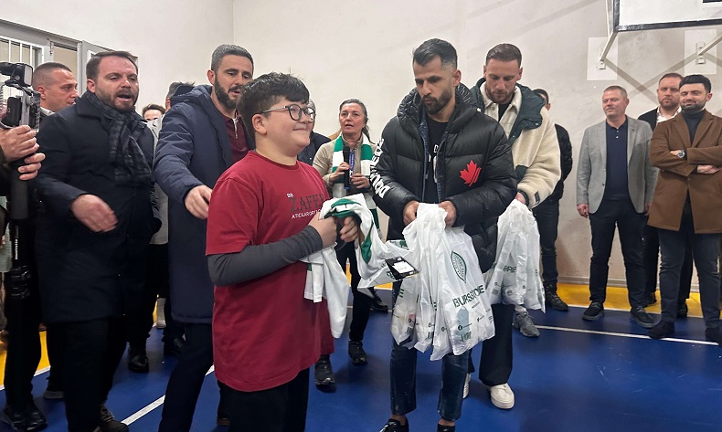 Bursaspor'lu futbolcular