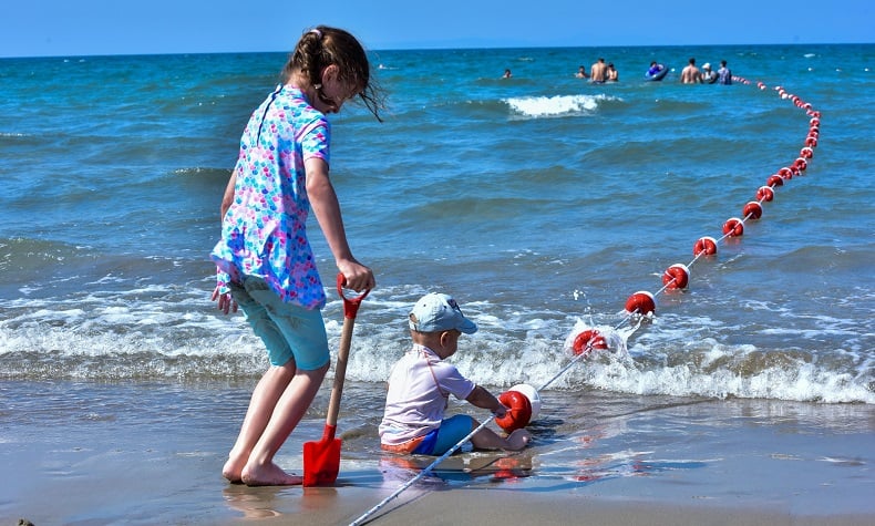 Eşkel Plajı deniz